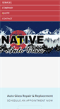 Mobile Screenshot of nativeautoglass.com